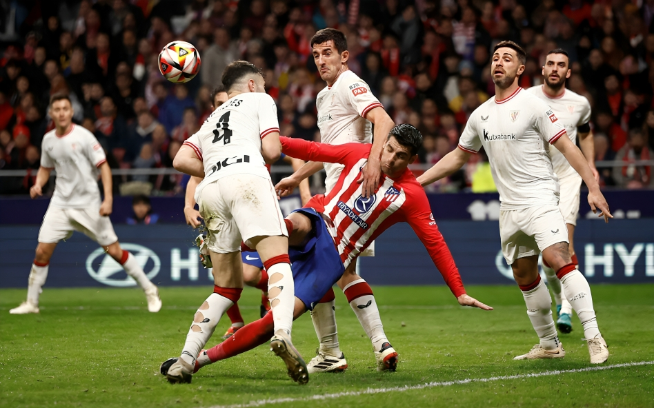 Athletic Bilbao Copa Semifinal First Leg Win Against Atletico Madrid Thanks to Alex Berenguer Penalty