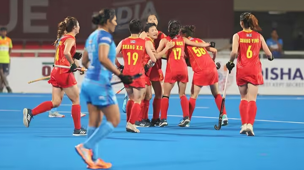 China Wins 1-2 Against India’s Women’s Hockey Team in the FIH Pro League