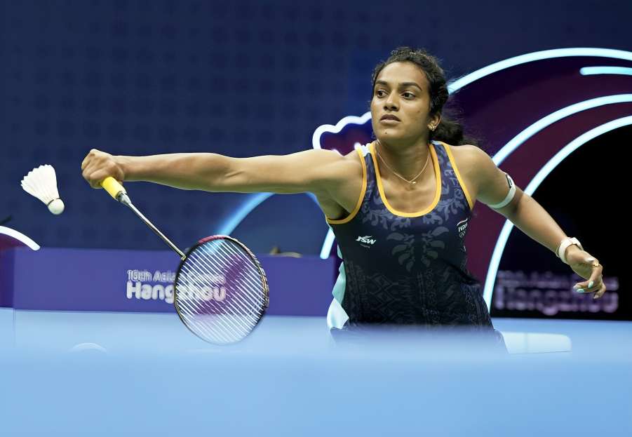 PV Sindhu’s winning return powers India to a 3-2 victory over China in the badminton championships.