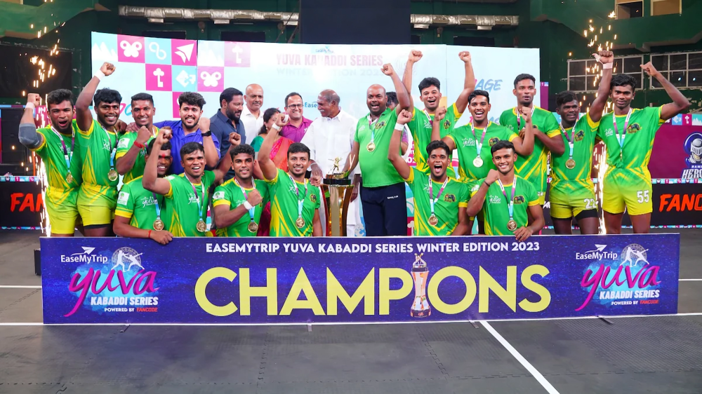 Palani Tuskers Win the Winter Edition of the Yuva Kabaddi Series