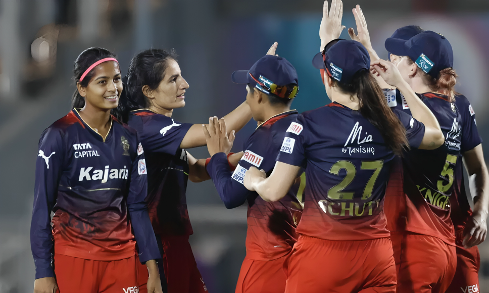 A fan proposes marriage to an RCB star during a WPL 2024 match; the photo goes viral