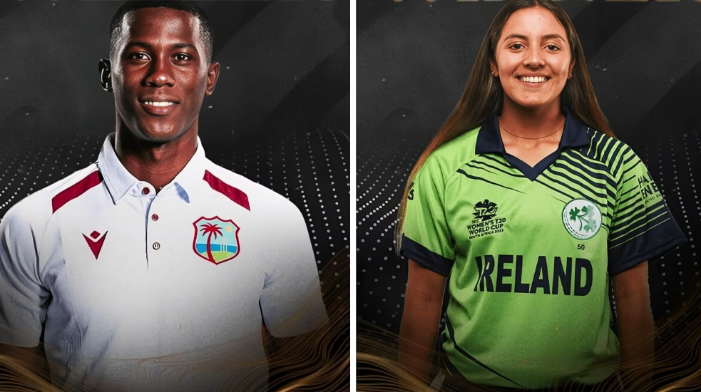 The ICC Player of the Month Awards are won by Shamar Joseph and Amy Hunter.