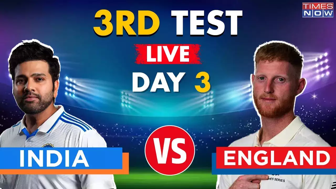 India vs England Live Score 3rd Test Day 3: ‘Jaisball’ rock and rolling in Rajkot; Gill-Yashasvi extend lead to over 270