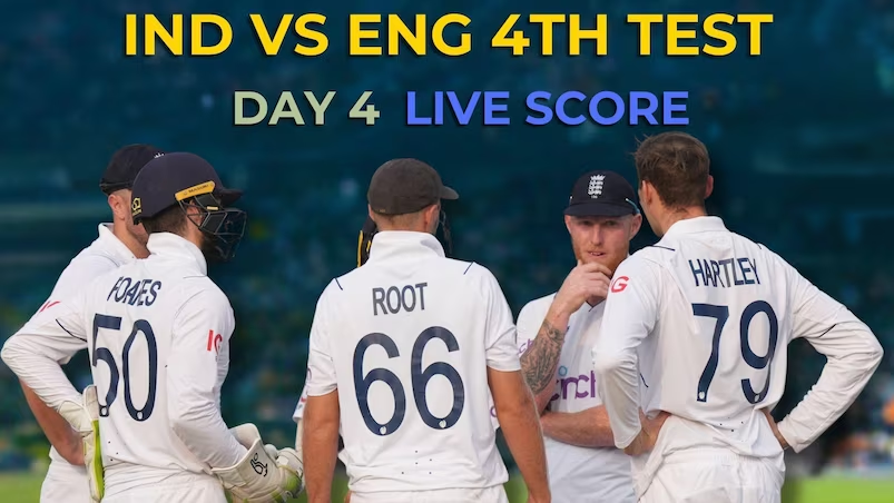 India vs England Live Score 4th Test Day 4: Rohit Sharma, Yashasvi Jaiswal resume for IND