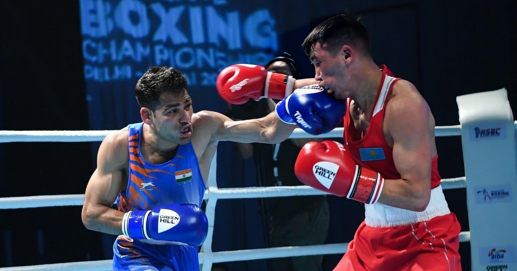 Mohammed Hussamuddin withdraws from the World Olympic Boxing Qualifier after losing to the CWG champion.