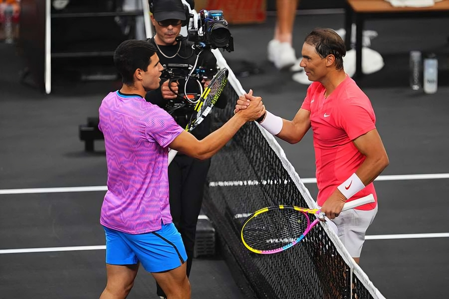 Rafael Nadal Loses to Carlos Alcaraz in a Made-for-Netflix Exhibition