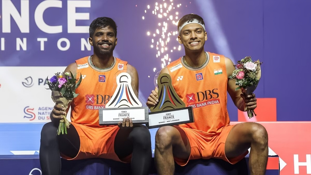 French Open Men’s Doubles Champion Satwiksairaj Rankireddy-Chirag Shetty Wins Second Title