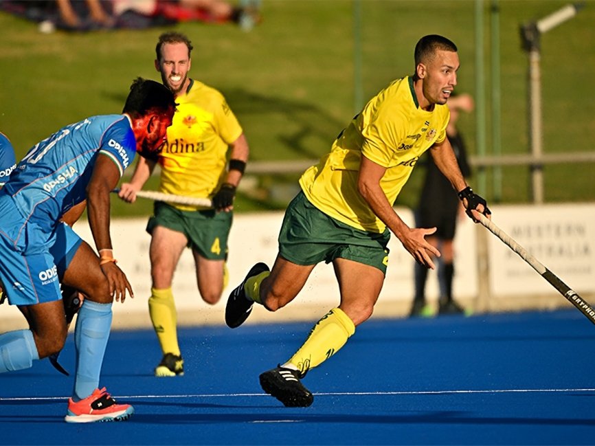 In the first game of the tour, the Indian hockey team loses 1-5 to Australia