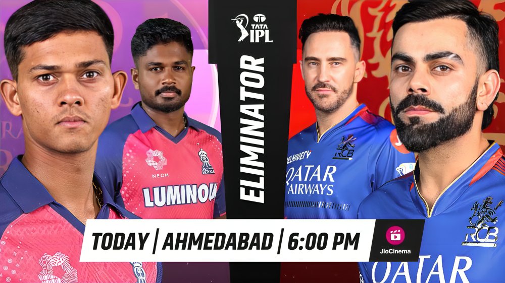 IPL 2024 Eliminator: Rajasthan Royals vs. Royal Challengers Bengaluru: Match Preview, Pitch, and Weather Reports