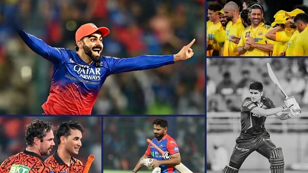 IPL 2024 Playoff Race: RCB, CSK, LSG, and SRH Are Affected by the GT vs. KKR Washout